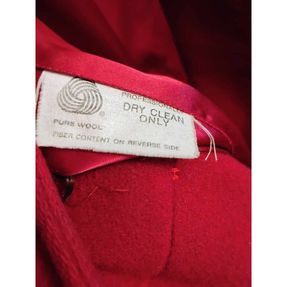 Mackintosh Vintage 100% Pure Wool Red Blazer. Size L - Picture 11 of 11